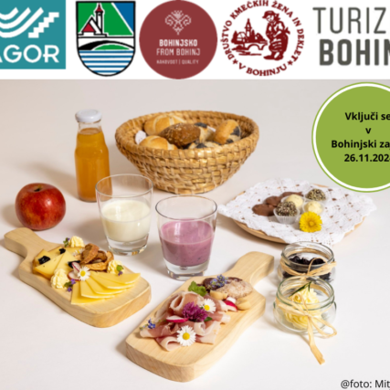 Vključi se v Bohinjski zajtrk ..