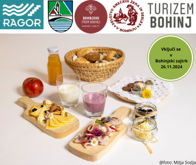Vključi se v Bohinjski zajtrk ..