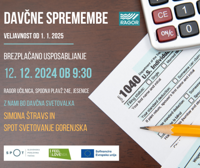 Davčne spremembe ..