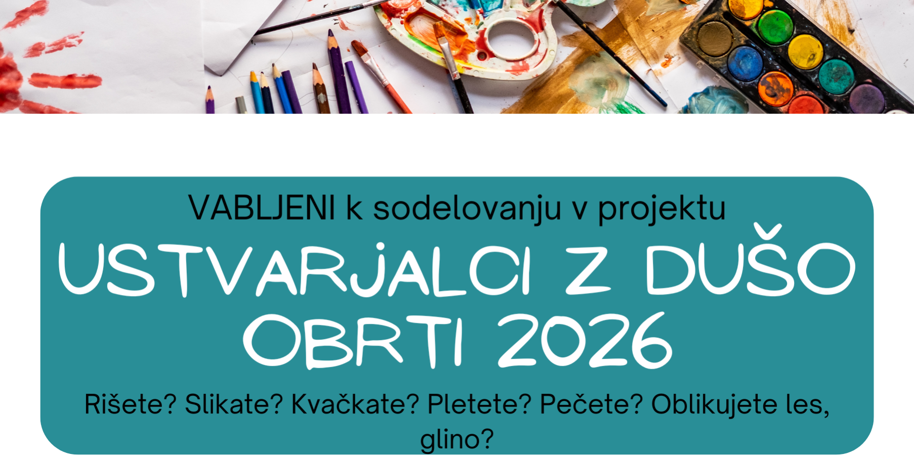 Vabilo Ustvarjalci z dušo obrti ()