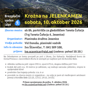Krožna na Jelenkamen ..