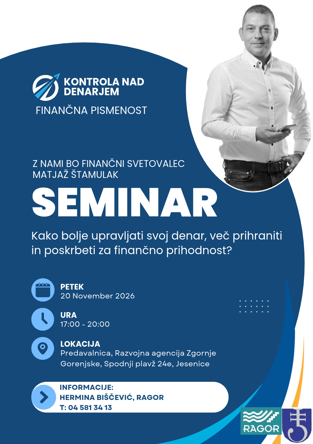 Vabilo na seminar Finančna pismenost v praksi